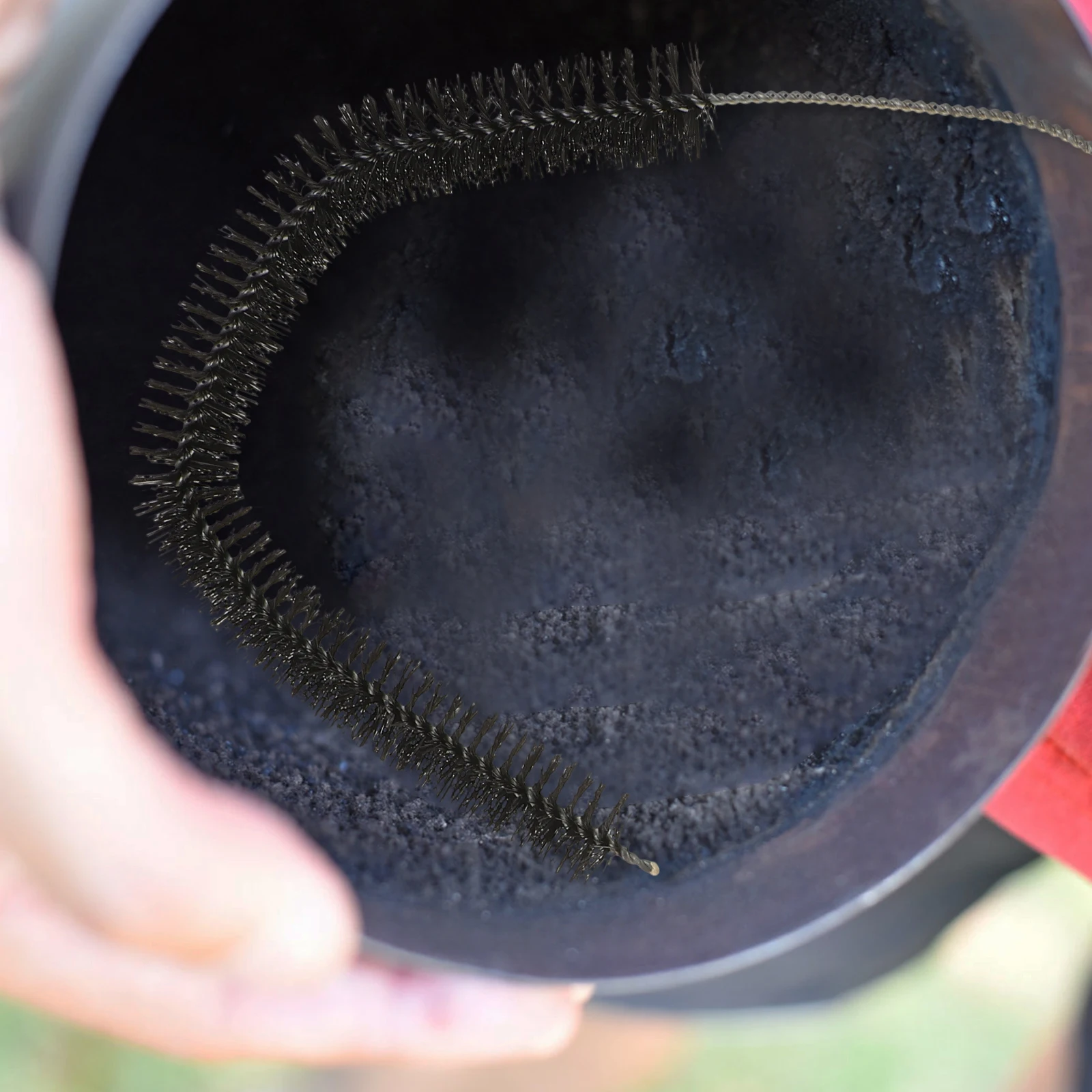 

Ventilation Hole Dredging Brush Wire Coil Fridge Condenser Cleaner Dryer Appliance Dust Pet Tube Cleaning Tool