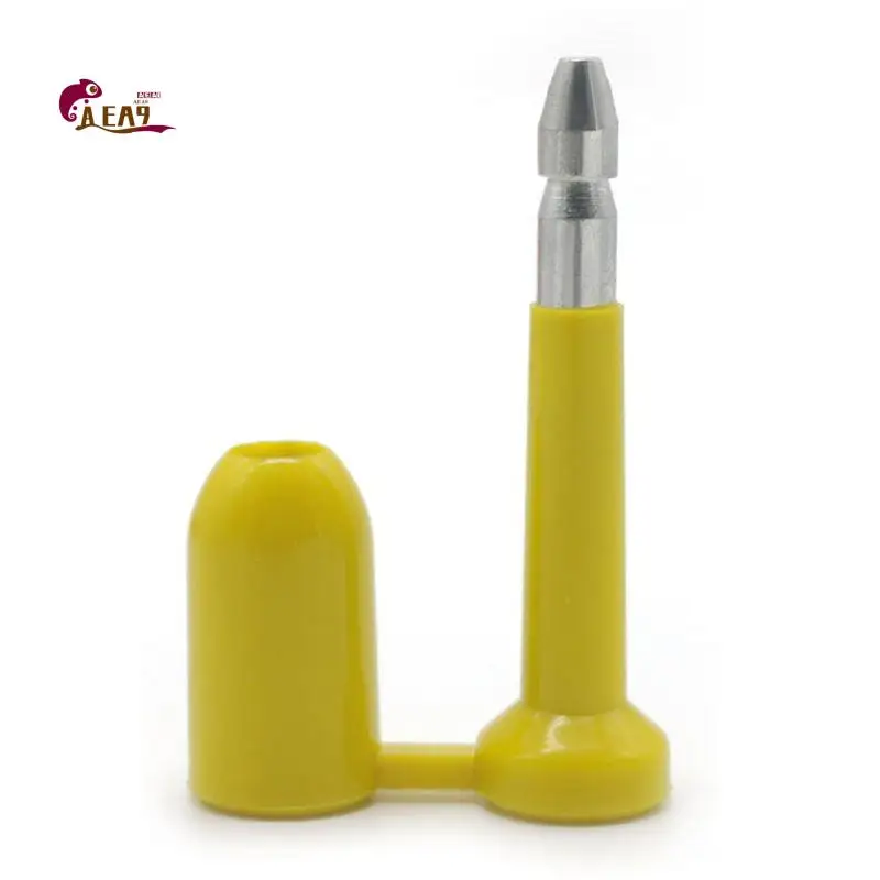 AEA9-10PCS Container Seal Lock Disposable Bullet Shape Lead Seal Self-Locking Metal Cable Ties