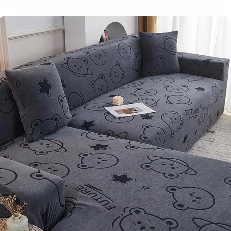 Lazy Person Thickened Anti Cat Scratch Sofa Cover All-in-one Noble Princess Universal Sand Release Protective Cover