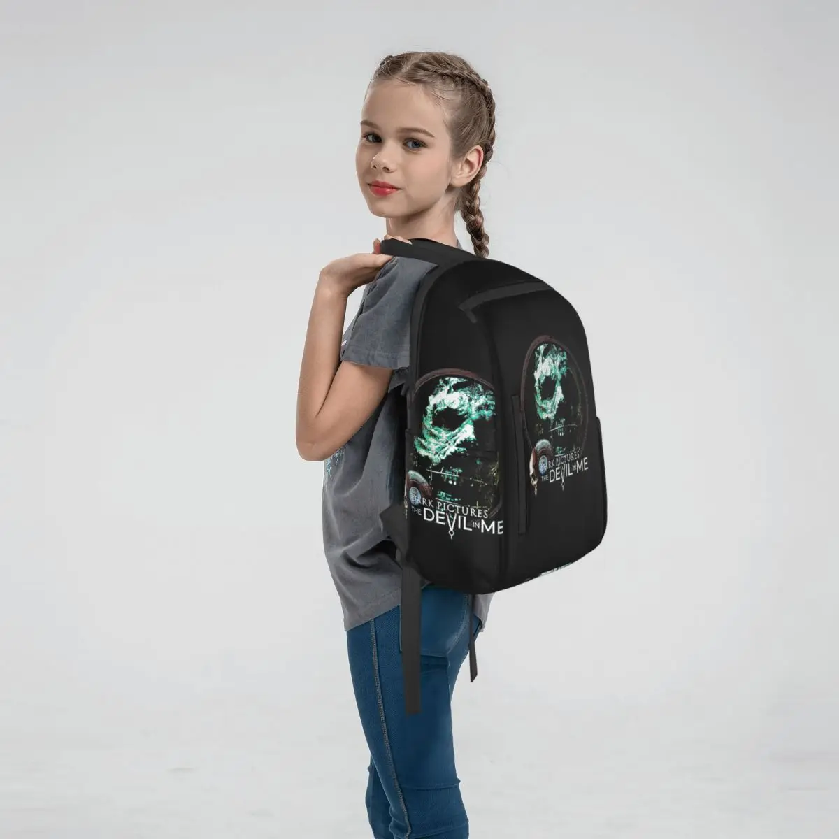 The Dark Pictures Anthology(Game) Backpack Daypack Boys Girls BookBag School Bag Shoulder Bags for Men Women