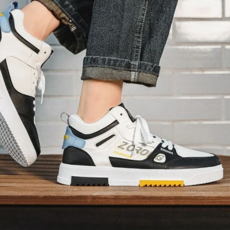 

Мужские повседневные кроссовки на весну и осень 2023, новое поступление, модные студенческие универсальные противоскользящие белые туфли