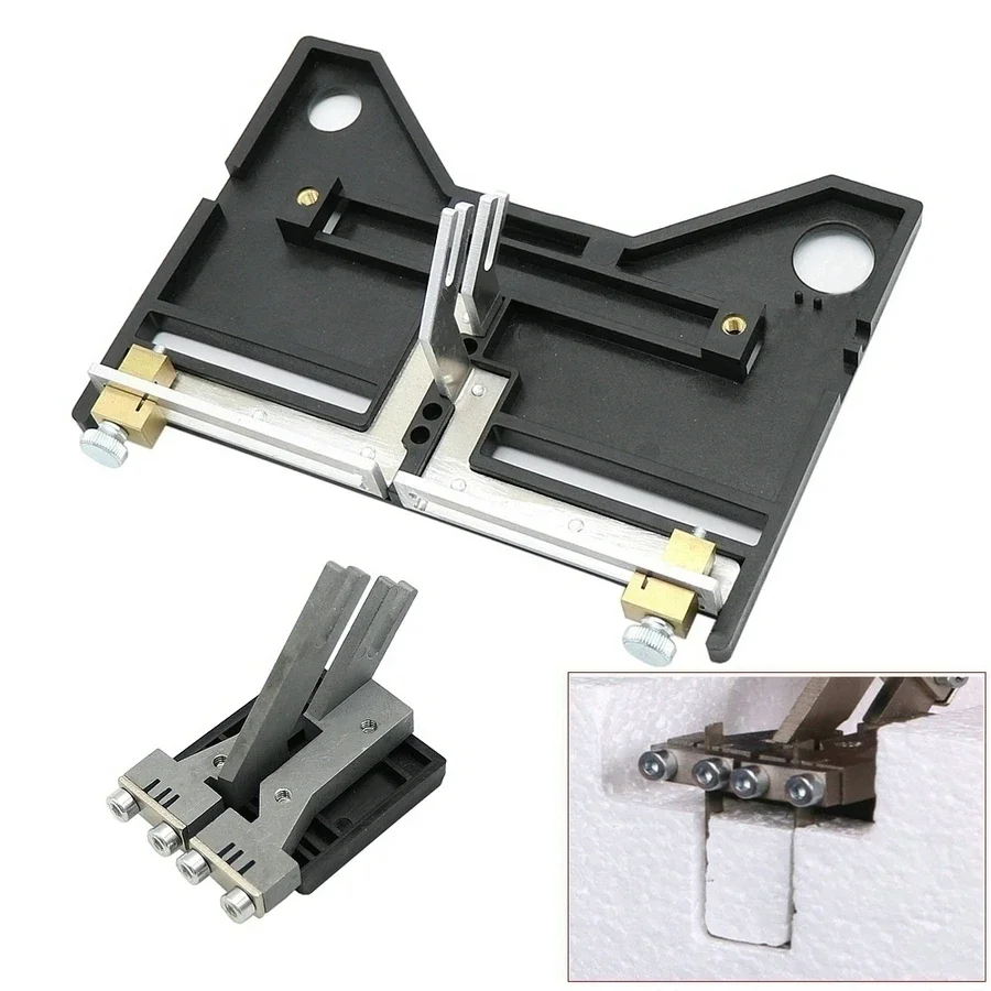 Cutting Guide Rail Slotted Plate Auxiliary Cutting Tools For Creating Grooves In Foam Materials For Electric Hot Cutting Knife