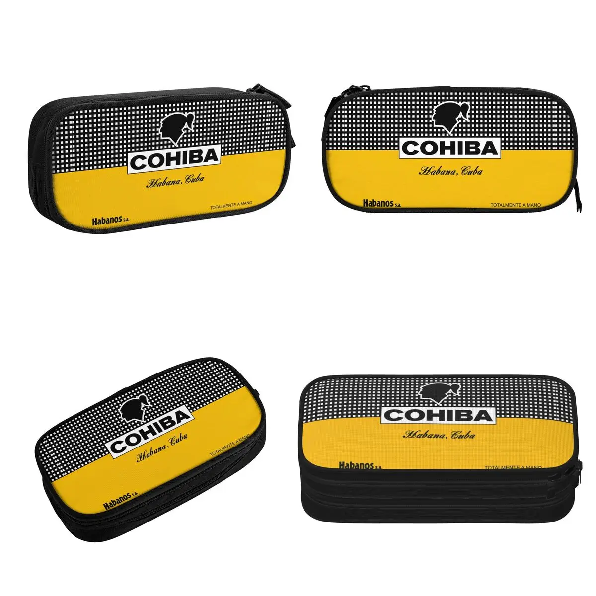 Cuban Cohiba Cigars Pencil Cases Large Storage Pen Bags Pen Box Pencil Pouch For Boys Girls Students Stationery School Office