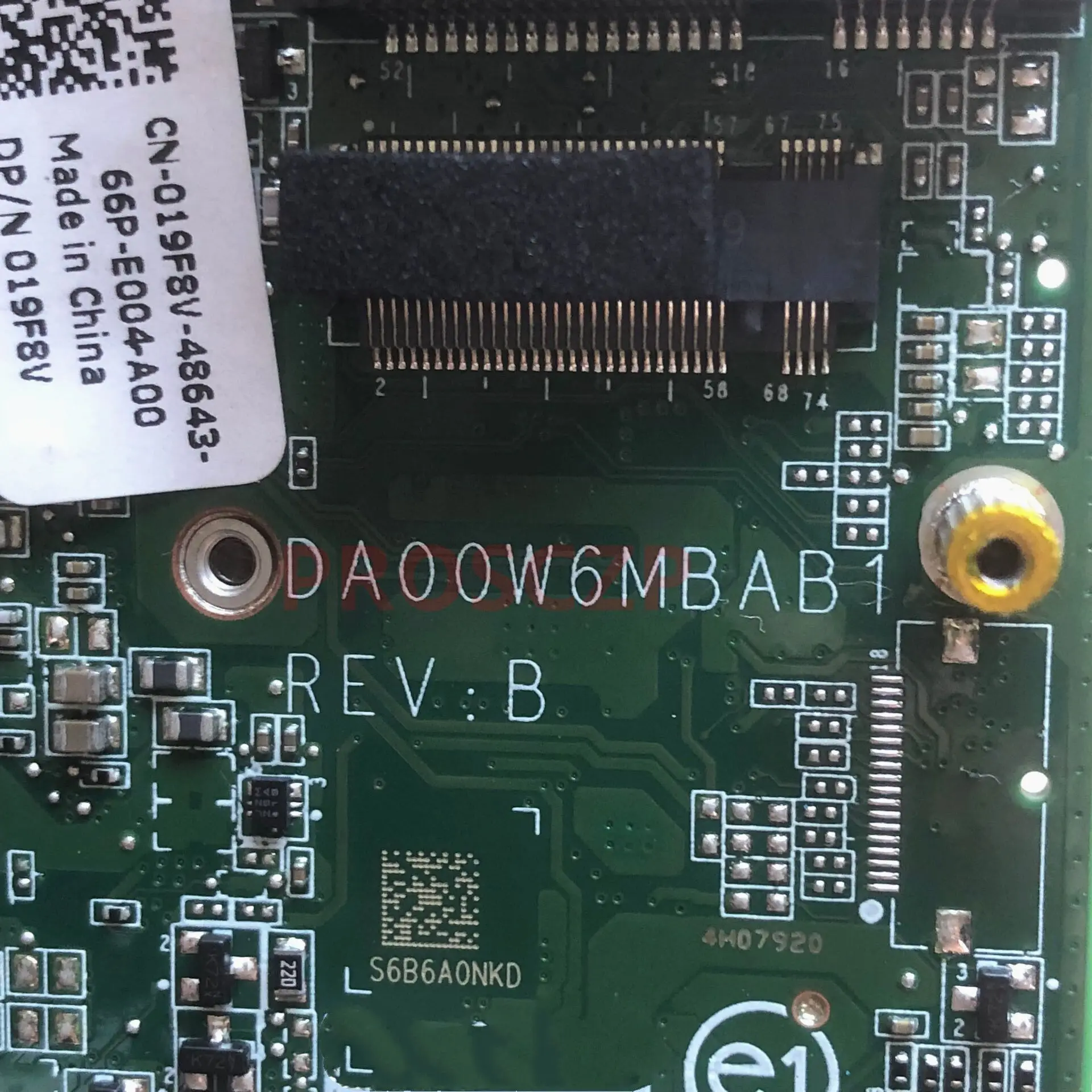 CN-019F8V 019F8V 19F8V материнская плата для DELL 3010 DA00W6MBAB1 материнская плата для ноутбука с процессором I3-4030U 100% полностью протестированная