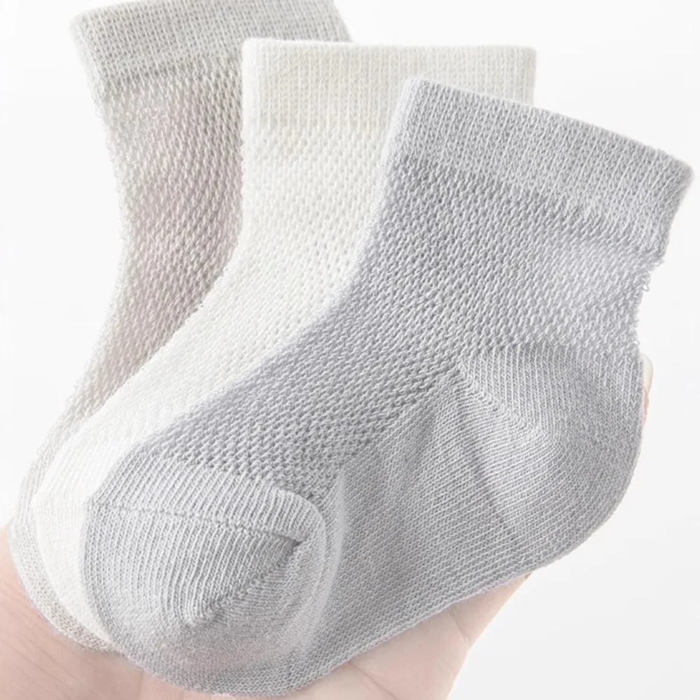 Baby socks for summer Thin breathable hollowed-out short cotton socks Summer baby socks for newborns Baby things new born sock