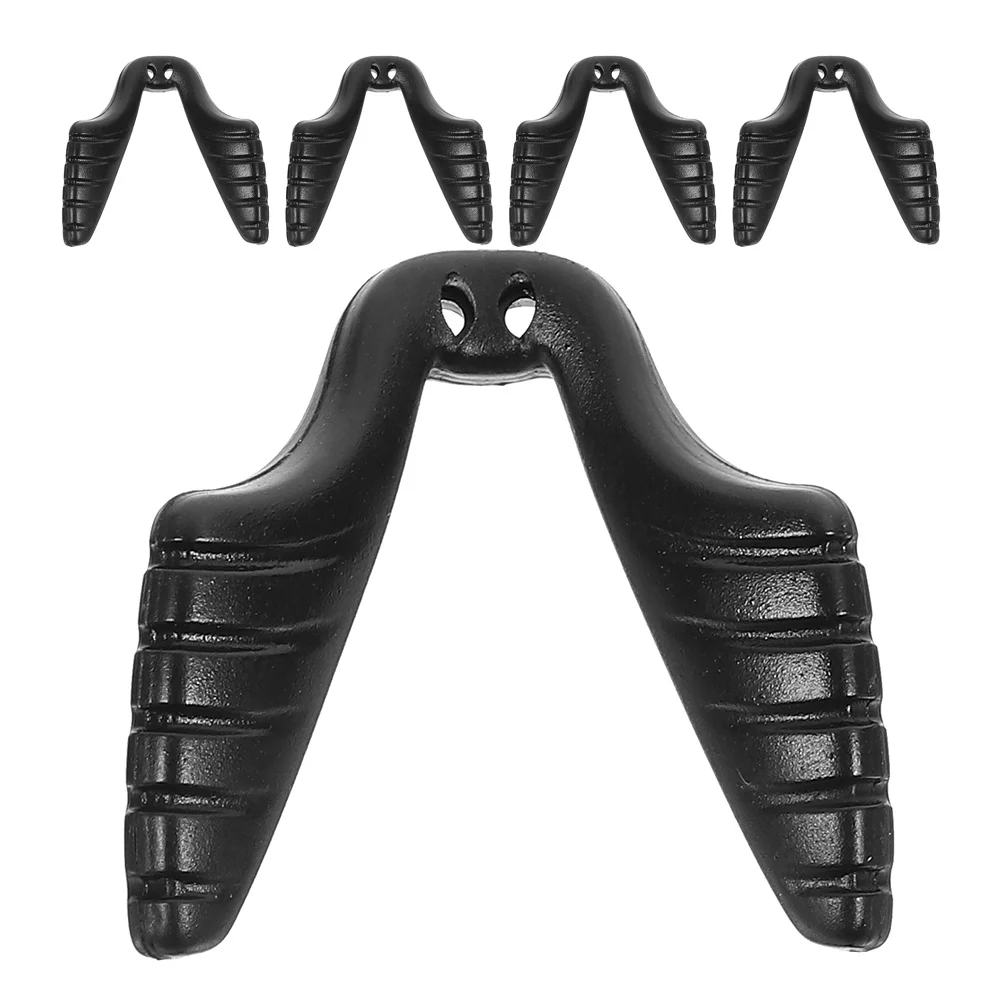 

5pcs Sports Cycling Glasses: Dual -Shaped Silicone Nose Pads Anti-Slip Eyewear Replacement For Outdoor Running Riding