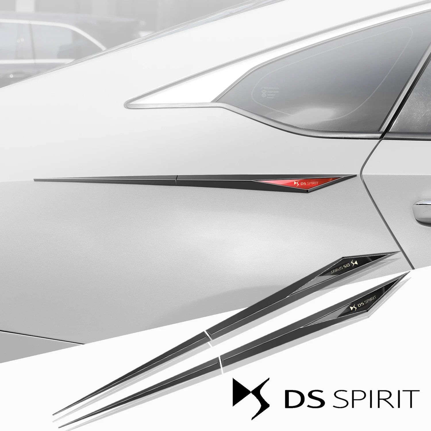 

2pcs car stickers TPU car accessories para auto for DS SPIRIT DS3 DS4 DS4S DS5 DS 5LS DS6 DS7 WILD RUBIS