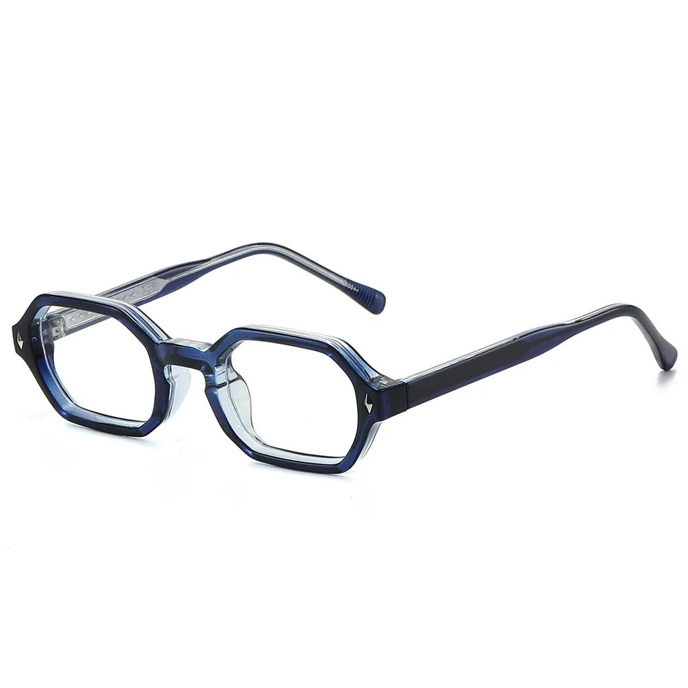 Kleine vintage hexagon zonnebrillen voor dames en heren, luxe designer zonnebril, populaire punk rivet driving shades