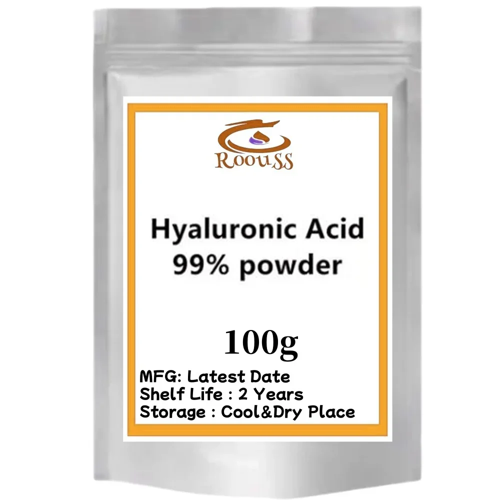 Cosmetic raw materials pure low molecular weight hyaluronic acid in powder skin care cosmetic grade 1000g free shippping