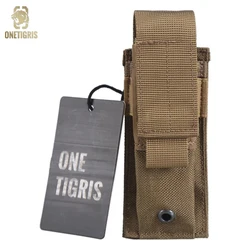 ONETIGRIS MOLLE Single Mag Pouch Tactical EDC Organizer Pouch EMT Mini Scissor Tool Pouch