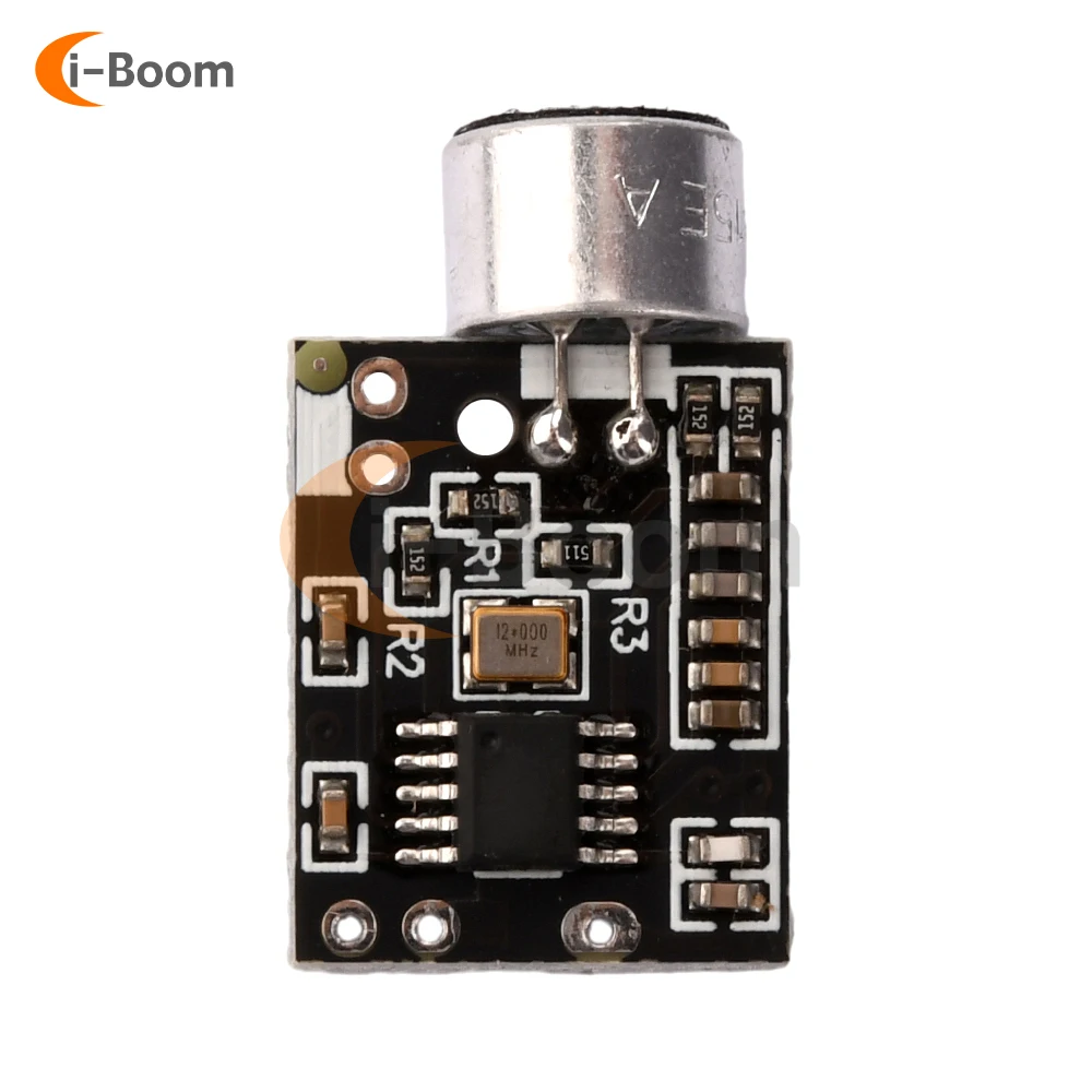 FM Transmitter Pickup Module Wireless Transceiver FM Mini Wireless Microphone MIC Core Board Dual channel HIFi DC2.4-4.3V Module