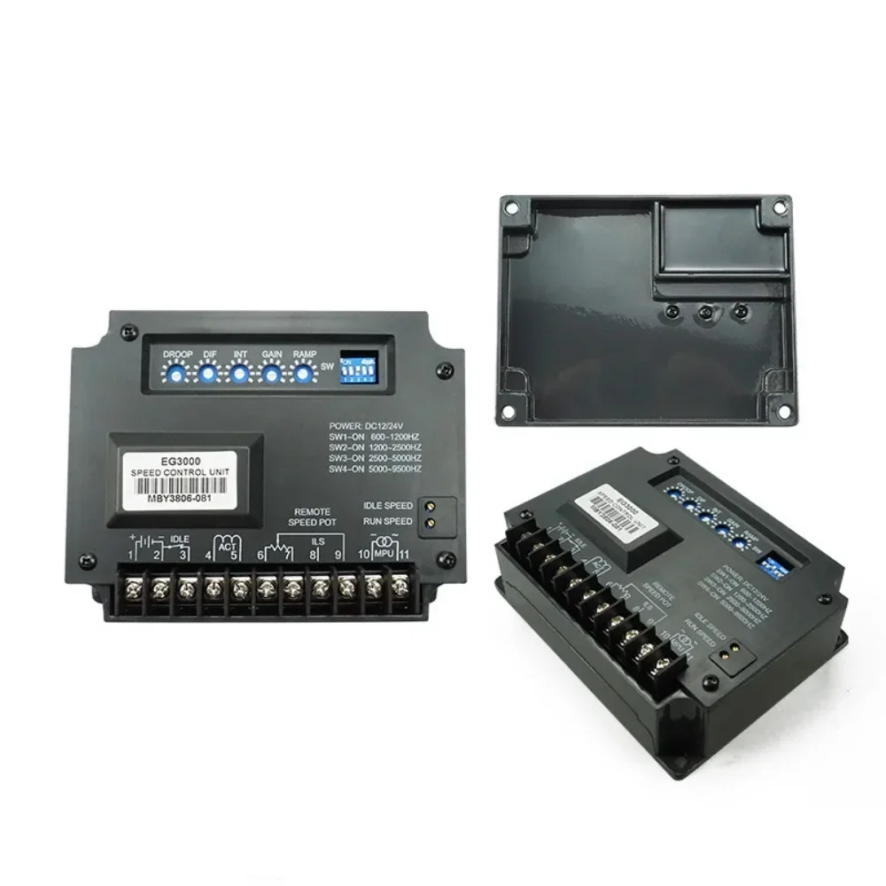 EG3000 Generator Electronic Governor Speed Controller regulator stabilizer brushless genset part DC 12v 24v engine control part