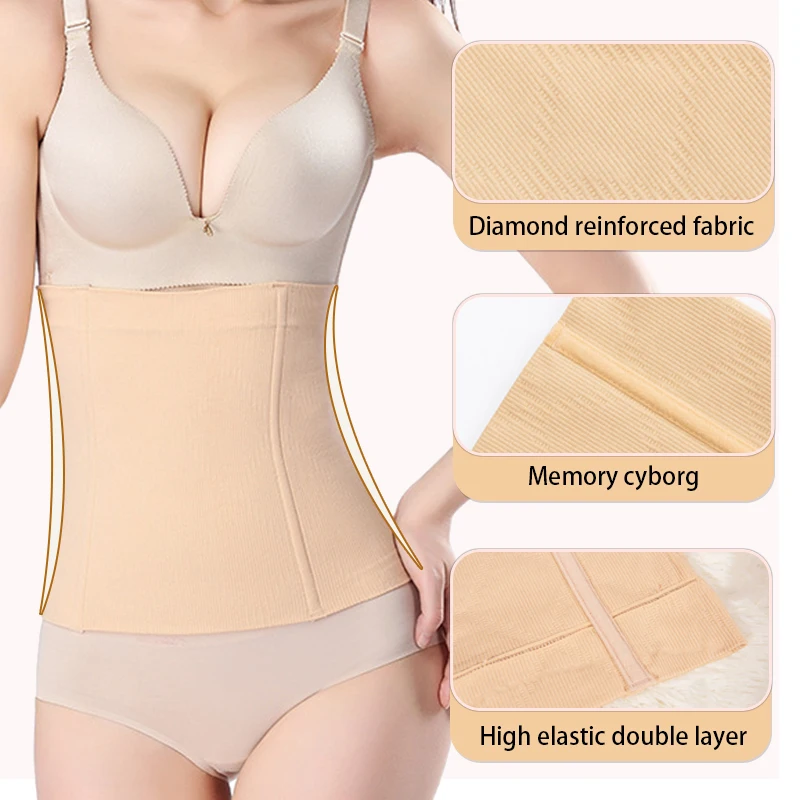 Waist Trainer Seamless Slimming Belt Women Gym Fitness Cincher Tummy Control Corset Body Shaper Weight Loss Belly Waist Wrap