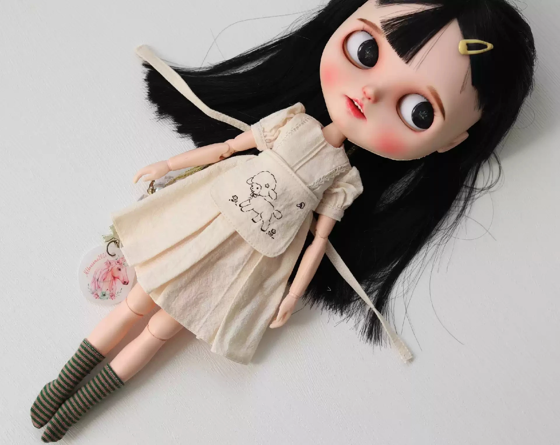 2026 Dula Doll Clothes Dress Polka dot coat skirt Blythe Qbaby ob24 ob22 ob11 Azone Licca ICY JerryB 1/6  Doll Accessories