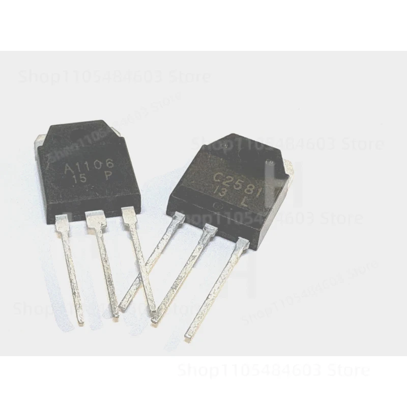 

2 Pairs | 2SC2581 + 2SA1106 for Sanken Silicon NPN+PNP Transistor