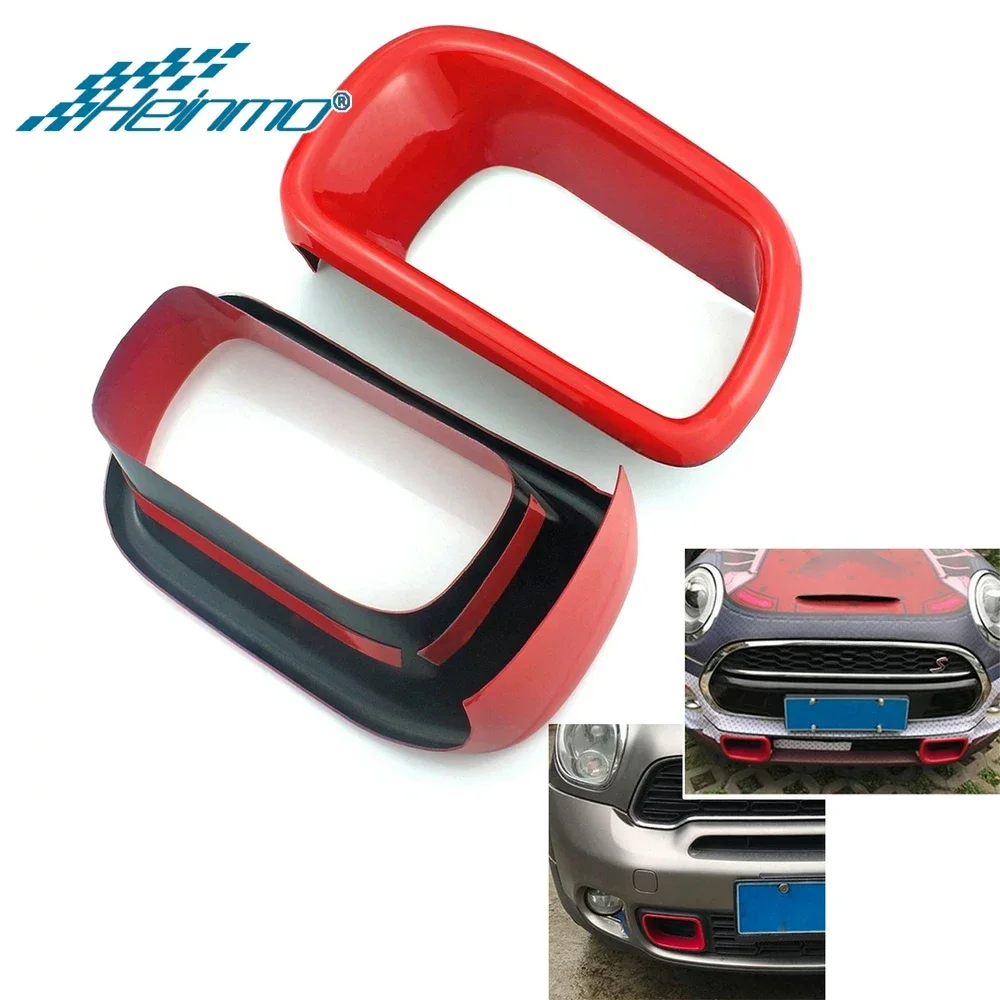 For Mini Cooper S F55 F56 2015-2020 2021 Hardtop Hatchback Car Accessories Front Grill Air Inlet Outlet Cover Sticker Decoration