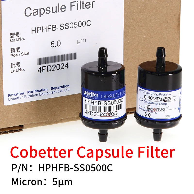 Brand New Cobetter HPHFB-SS0500C 5μm Cobetter Two Way Eco Solvent Capsule Ink Filter 5 Micron For Cobetter Capsule Ink Filter