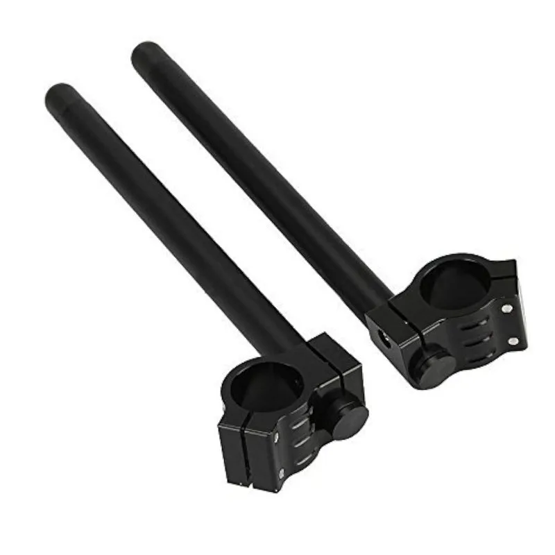 Motorcycle Modified CNC Split Handlebars - Aluminum Alloy Fit for Sports/Street Racing Bikes, Pair of Handlebars