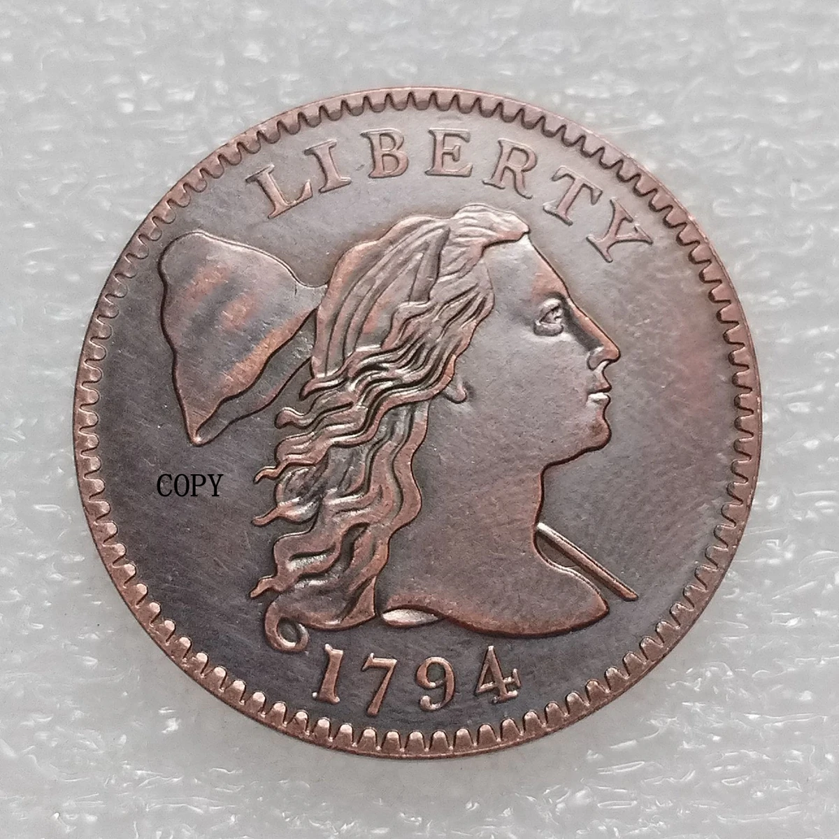 США 1794 1795 Liberty Cap Cent Медная копия украшения монеты