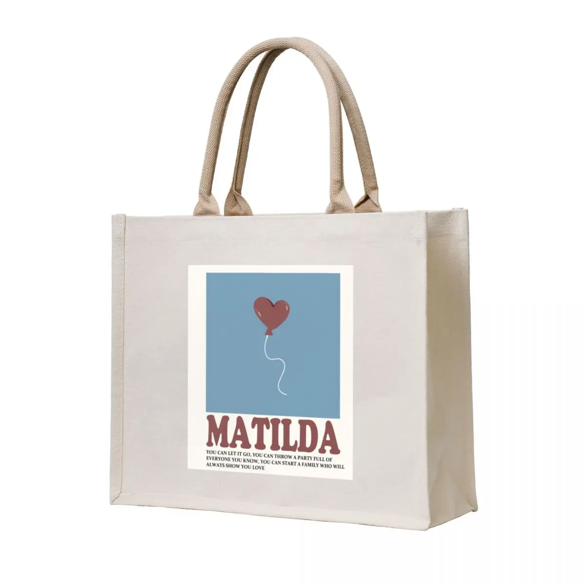 

Matilda HS inspired design Tote Bag canvas tote bags Handbags women custom tote bag shoping bag