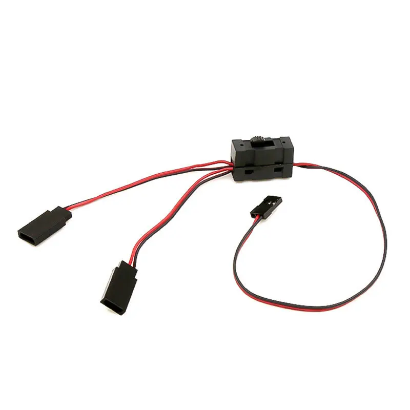 1 To 3 Y Wire 1 drag 2 drag 4 switch Servo Extension Cable LED Light Control Power Switch for JR Futaba RC Model Car Parts