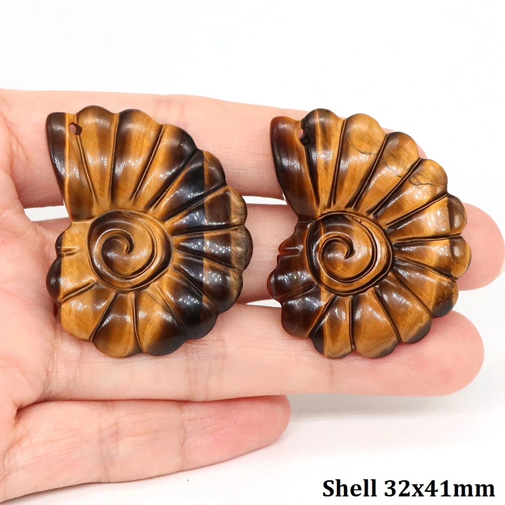 Naturstein Löwenkopf-Anhänger Labradorit Obsidian Tigerauge Geschnitzter Edelstein für Schmuckherstellung DIY Halsketten-Zubehör – Detail 6