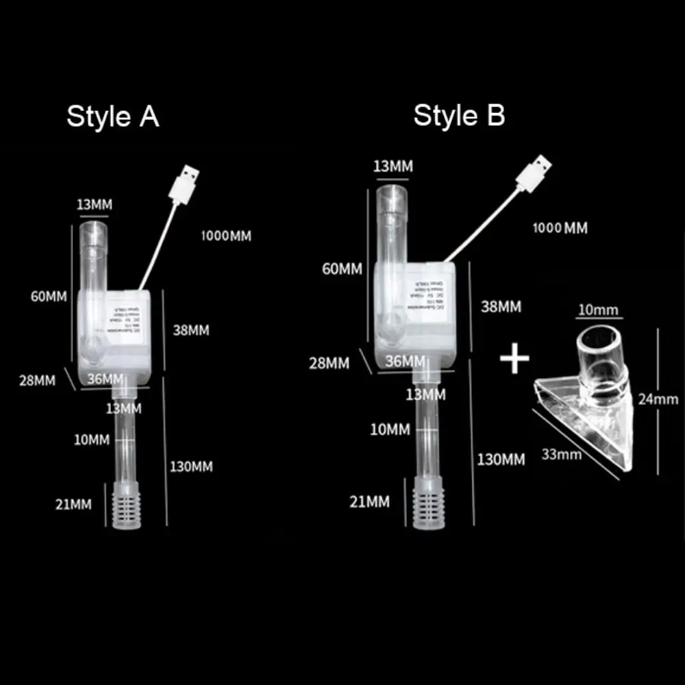 USB Small Submersible Pump Ultra Quiet Suction Cup Mini Water Pump 1W Plastic Water Fountain Pump Aquarium