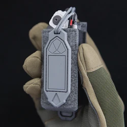 Parche luminoso TPU MOLLE con tira extractora para mochila táctica EDC