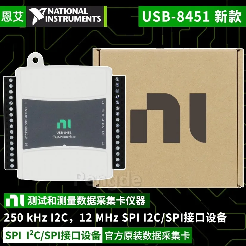 

NI USB-8451 data acquisition card with data cable terminal 779553-01 Acquisition card in stock genuine product