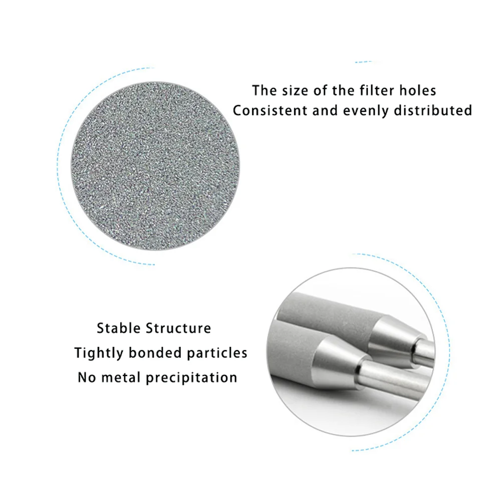 Bulle de diffusion d'eau poreuse frittée en acier inoxydable, générateur d'hydrogène, diffuseur de caractéristique