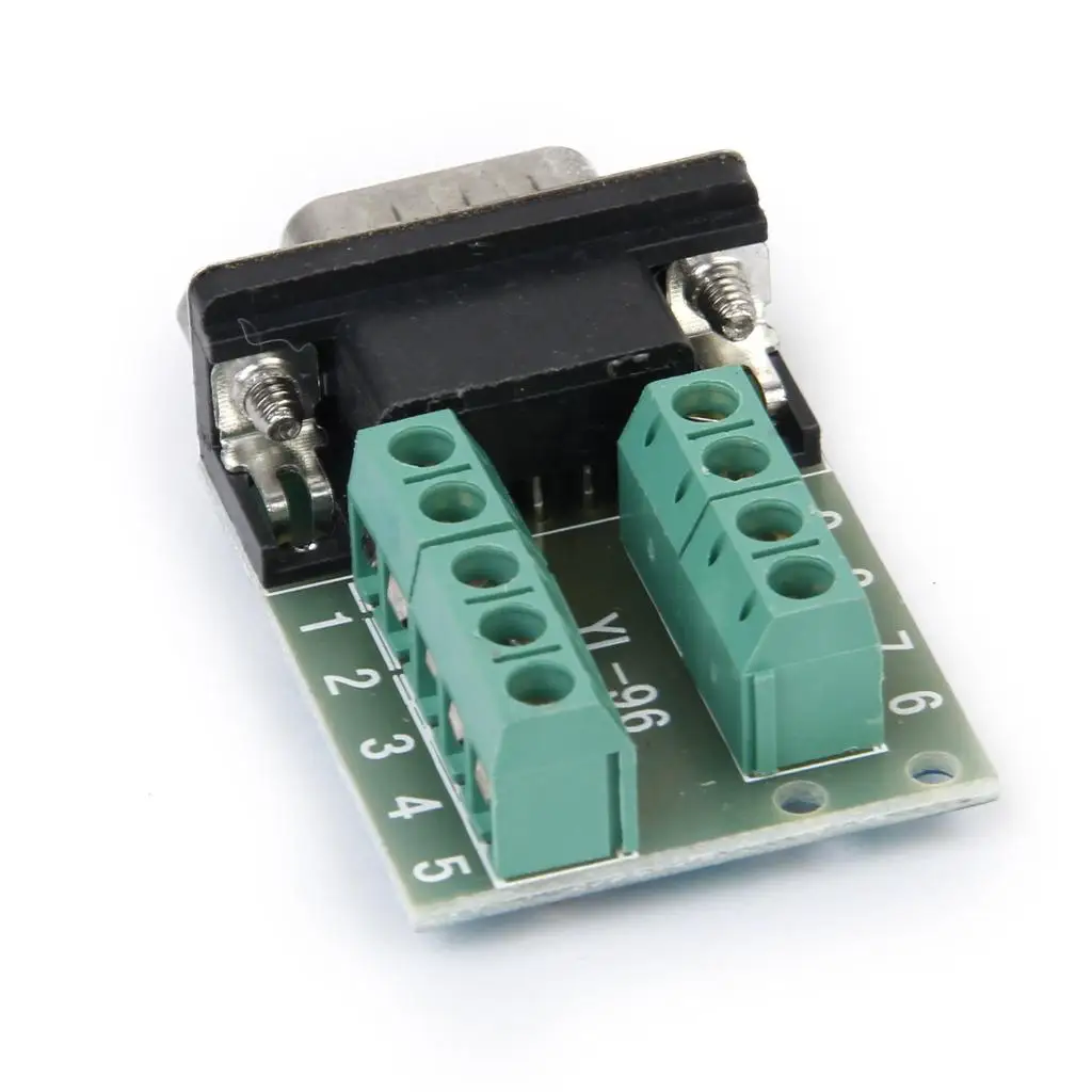 RS232 DB9 groove connector 9 pin connector adapter signals TEST ADAPTER TERMINAL