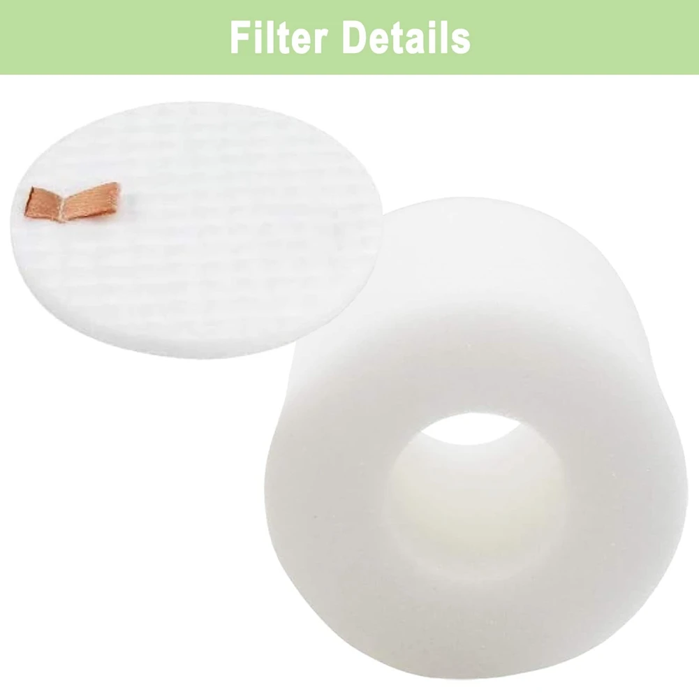 Replacement Filter Compatible for Shark IQ RV1001AE RV101 Robot Vacuum Cleaner Accessories Base Pre-Motor Foam Filters