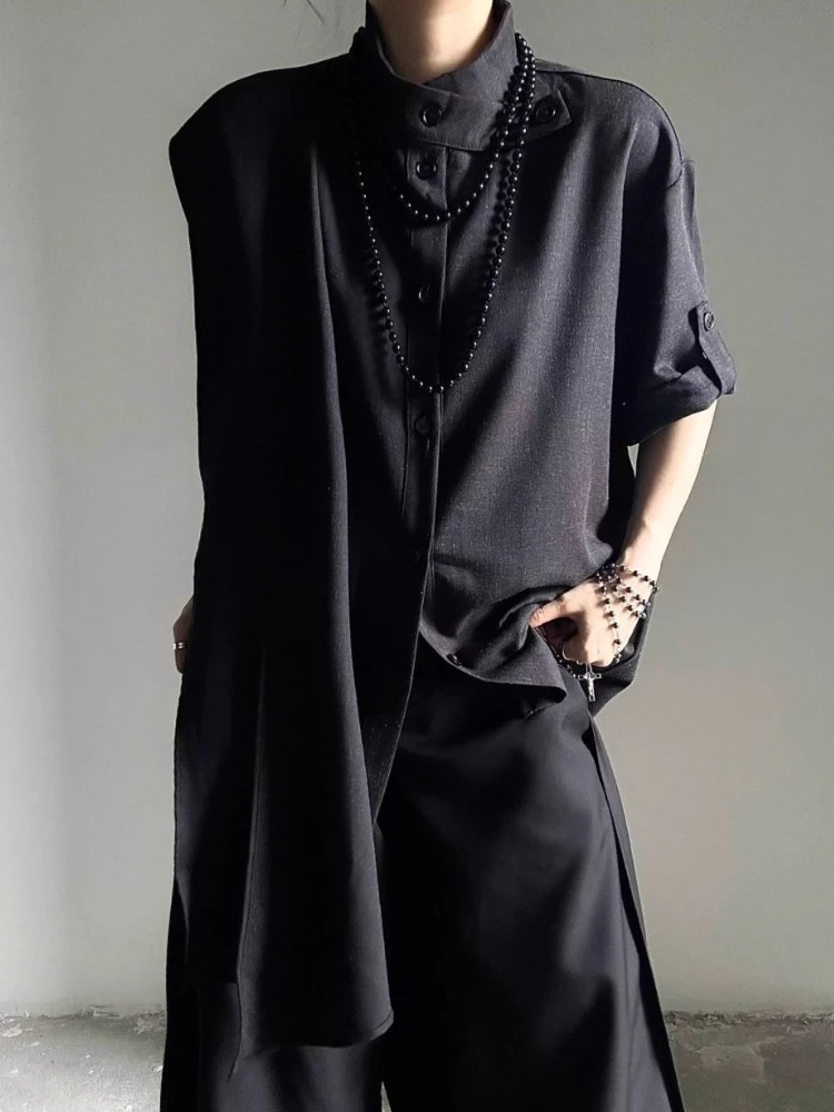 الفرنسية أنيقة خمر تصميم قاع قميص المرأة Y2k Harajuku ريترو فضفاض البلوزات سيدة مكتب موضة كم طويل بلايز جديد