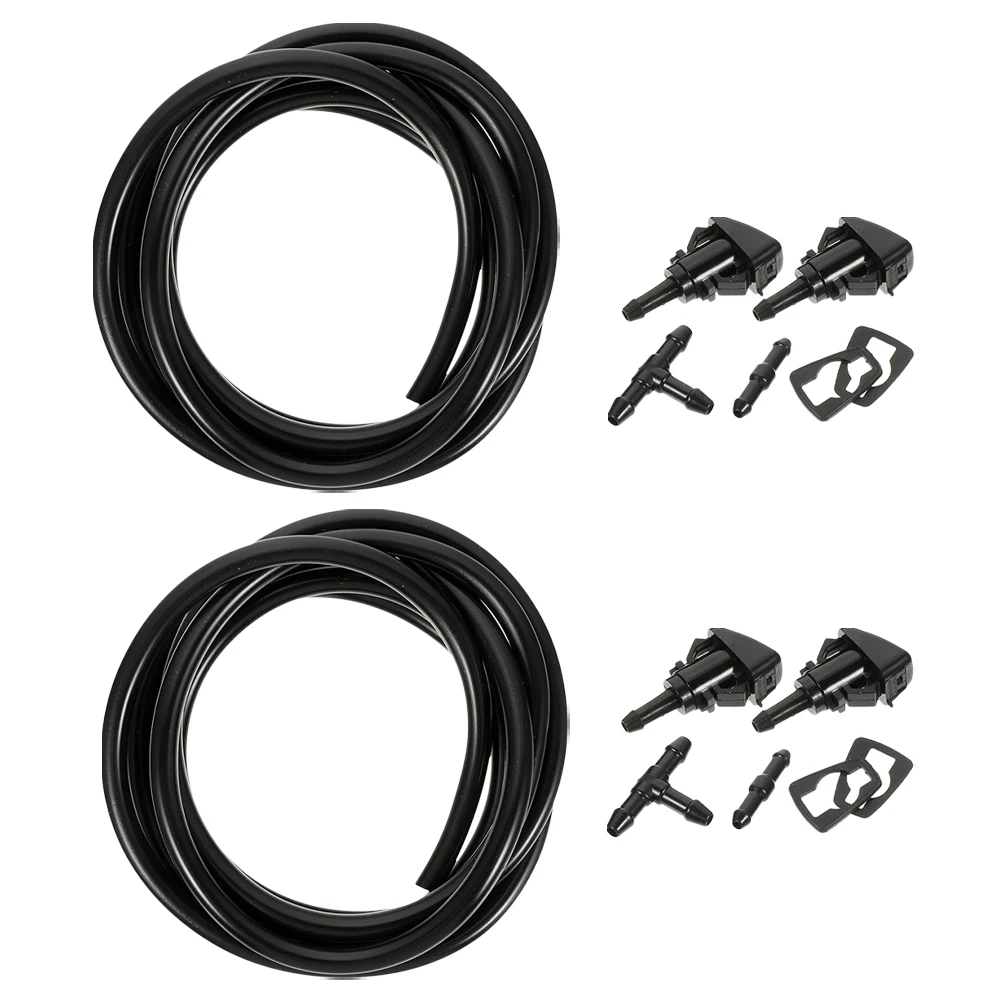 

2pcs Windshield Washer Fluid Hose Soft Rubber Plastic DIY Installation Fits Windshield Cleaning Hose Ram