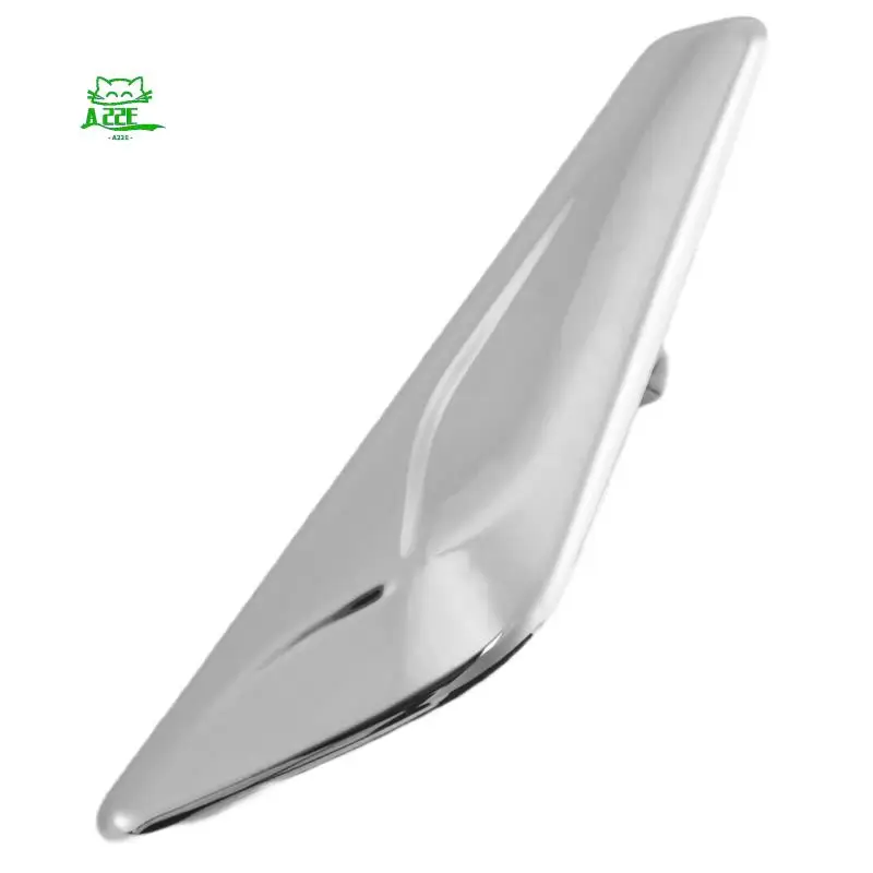 

A22E-For -BMW X3 X4 F25 F26 2013-2017 Front Side Chrome Fender Trim Finisher Marker Turn Signal Light Lamp Cover Trim