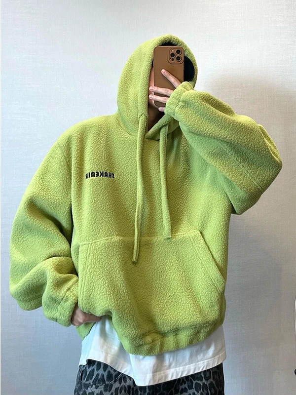 

Утепленная толстовка большого размера для осени и зимы, повседневная, дышащая, устойчивая к сминанию, износостойкая, вместительная.