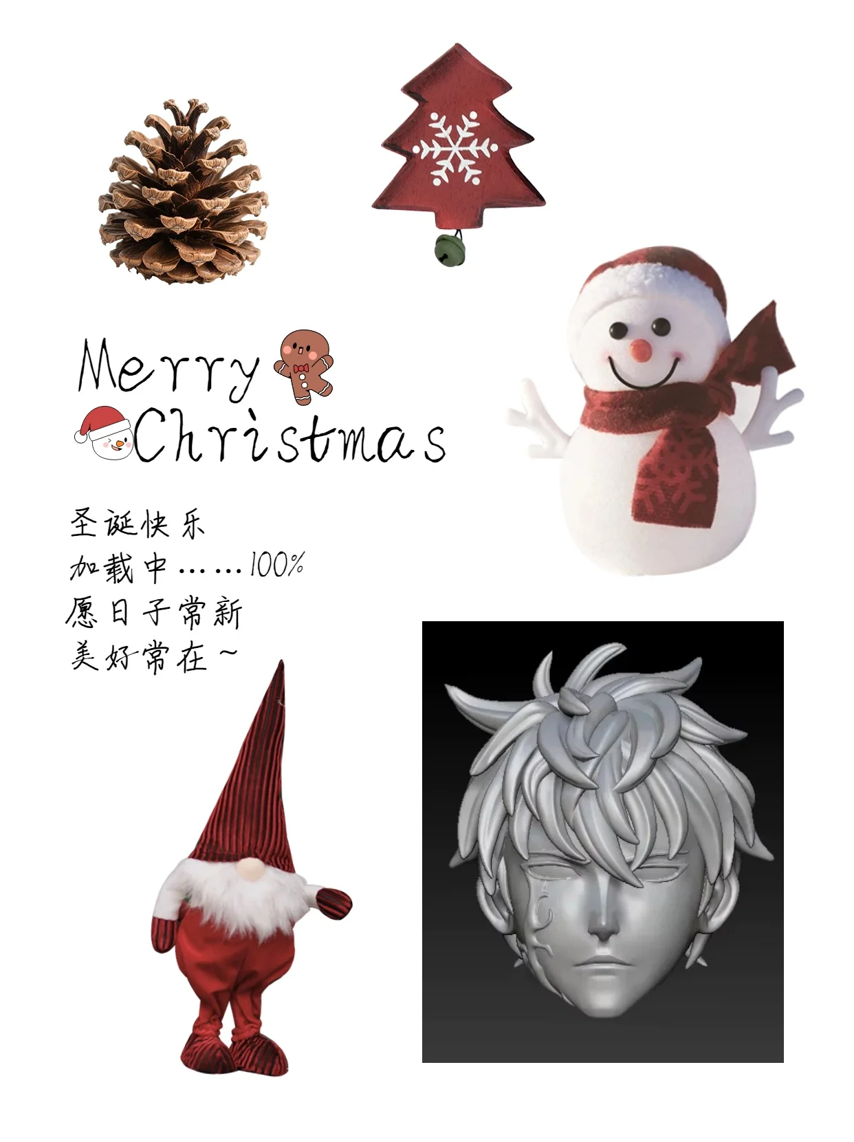 

【Unpainted】1/12 Scale Male Soldier Chengxiaoyu Iconic Level Short Hair White Head Carving For 6'' Action Figure Romankey Shf