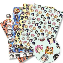 Demon Slayer Cartoon Hot DIY 140x50CM Tessuto in cotone poliestere tessuto stampato patchwork cucito a mano