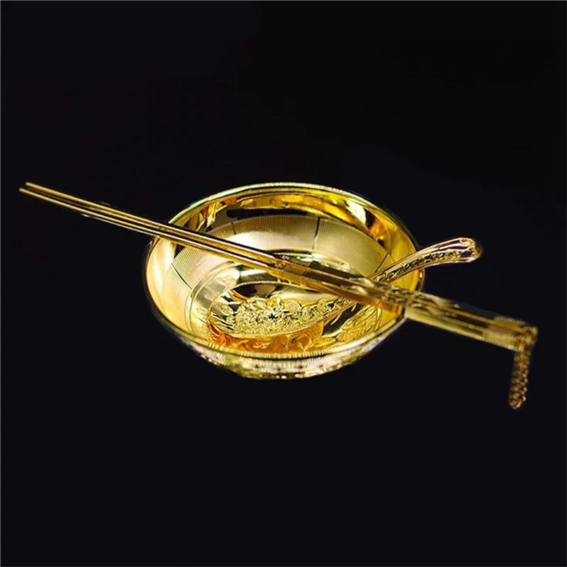 ABUN-5X Golden Bowl Three-Piece Set Every Year There Is More Than Printed Golden Bowl Souvenirs Pisces Momofuku