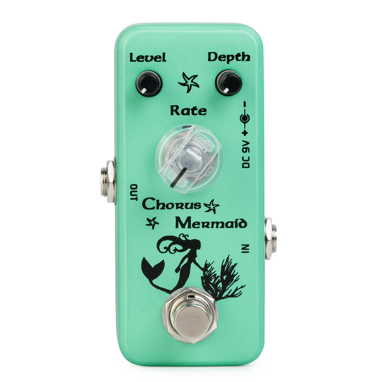 Movall MP-309 Chorus Mermaid Guitar Effect Pedal Mini Analogue Chorus Pedal True Bypass Electric Guitar Parts & Accessories