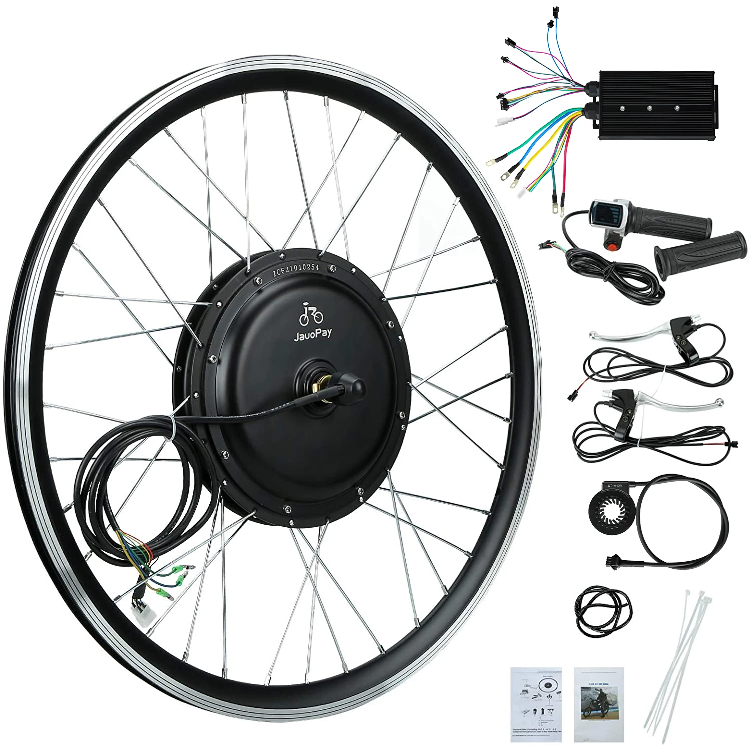 

26"Electric Bicycle Motor Conversion Kit Rear Fat Tire EBIKE LCD 48V 2000W Toothless Front Drive Motor 100 Open Gear