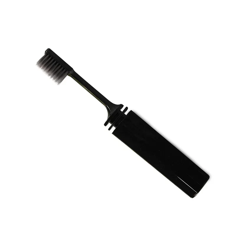 1pcs Folding Travel Toothbrush Outdoor Portable Small Tooth Brush Bamboo Charcoal Toothbrushes for Adults Teeth Brushes