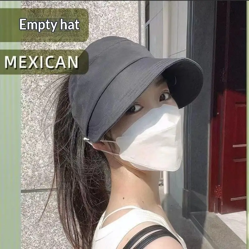 1Pcs Sunsreen Adjustable Quick Dry Baseball Cap Foldable Wide Brim Sun Hat Summer Sun Visor Fisherman Cap For Women Beach Hat