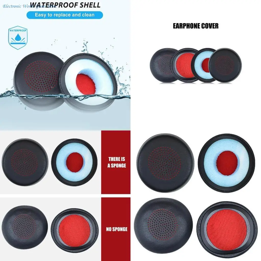 A3PD 고급스러운 교체용 이어 패드는 B825 헤드셋용 이어 쿠션을 커버합니다. 사무실 및 여행용, 최적의 소음 차단 2x