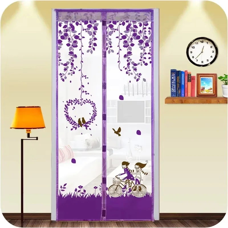 Multi-Size  Magnetic Summer Mosquito-Proof  Door Curtain Ventilation Insect And Fly Protection Easy  Installation
