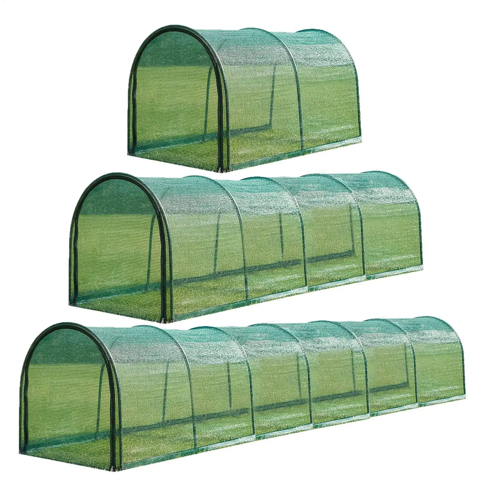 Foldable Chicken Tunnel Outdoor Bird & Insect Barrier for Backyard Farms & Greenhouses, Tunnel for Chicken Ducks Geese