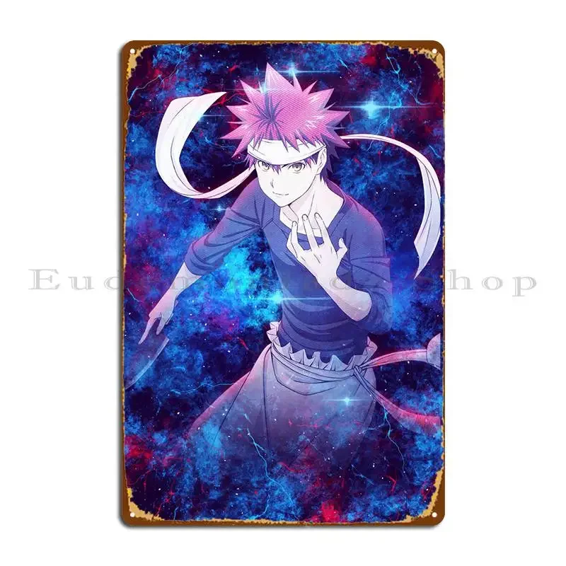 

Food Wars Metal Sign Printing Cinema Painting Designing Wall Mural Tin Sign Poster