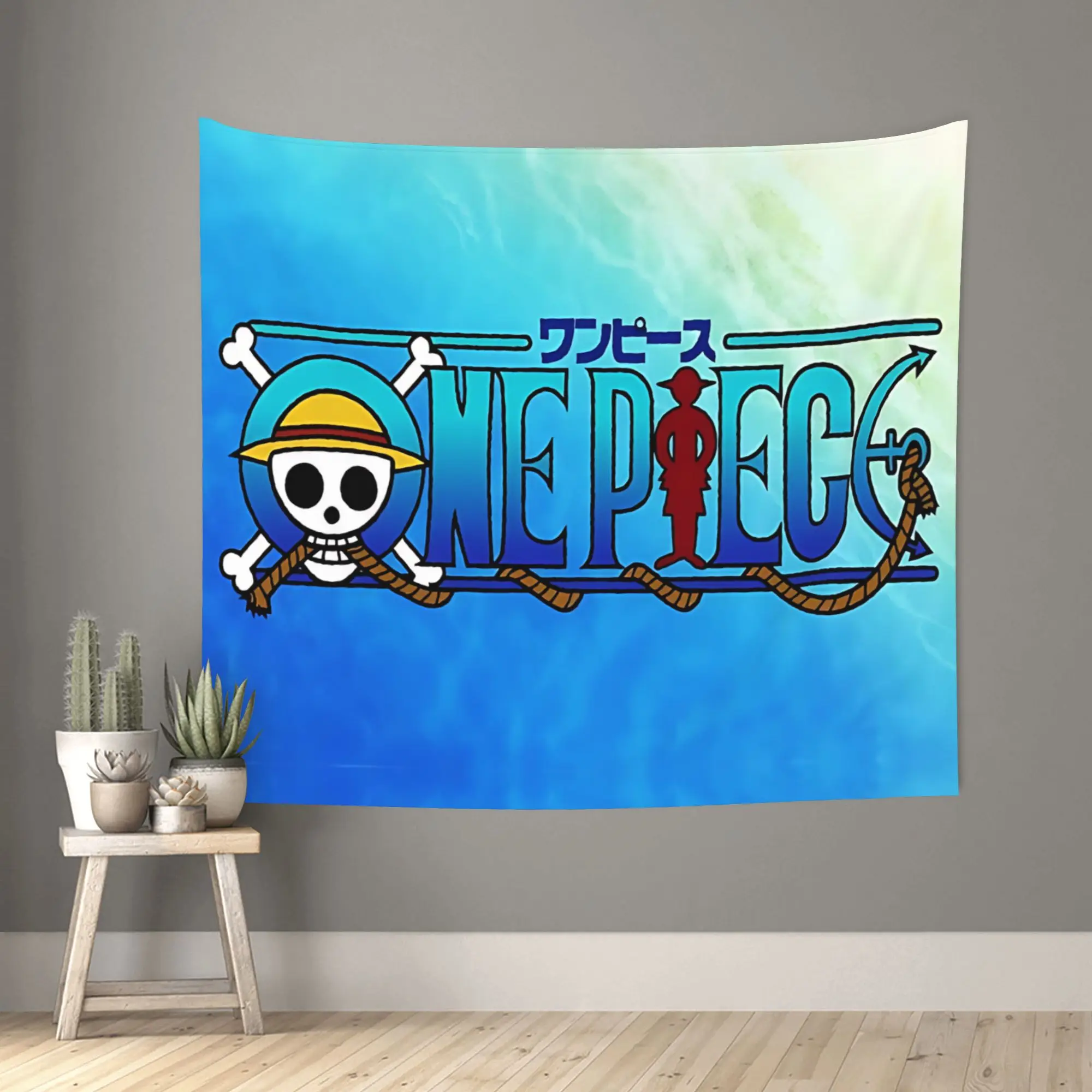 Customized One Piece Logo Tapestry Room decoration  Home Decoration Tapestry Decor Accessories Cute Room Decor