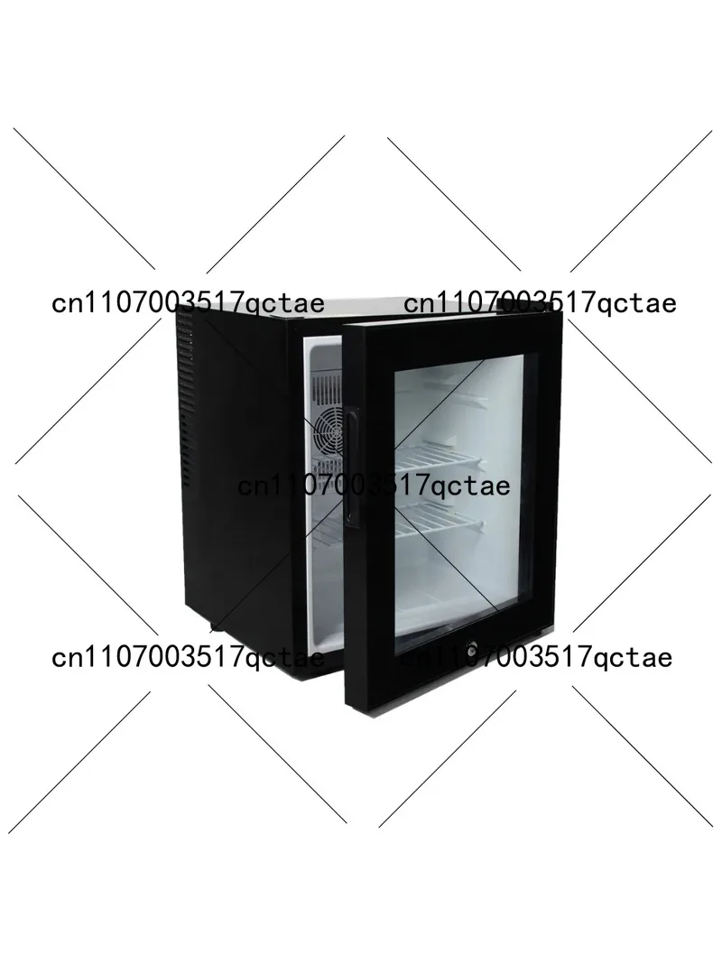 30L No Frost Quiet Glass Door Portable Mini Fridge for Home