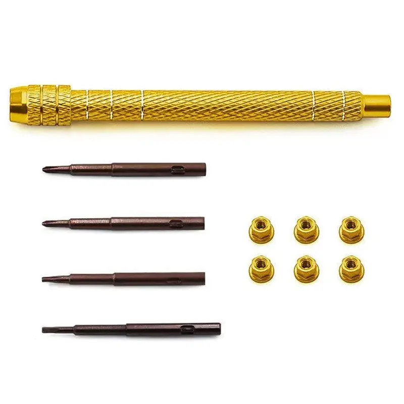 AAAN-Repair Tools Hex Socket Tool Screwdriver M2 Nut Set For 1/30 SCX30 D